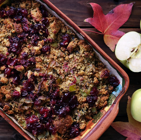 Vegan Manna Bread Stuffing