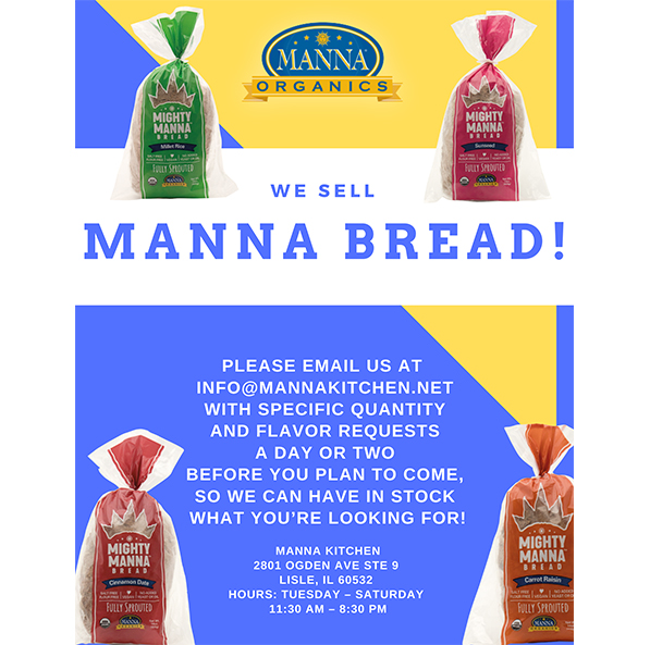 Local Chicagoland Manna Bread Availability