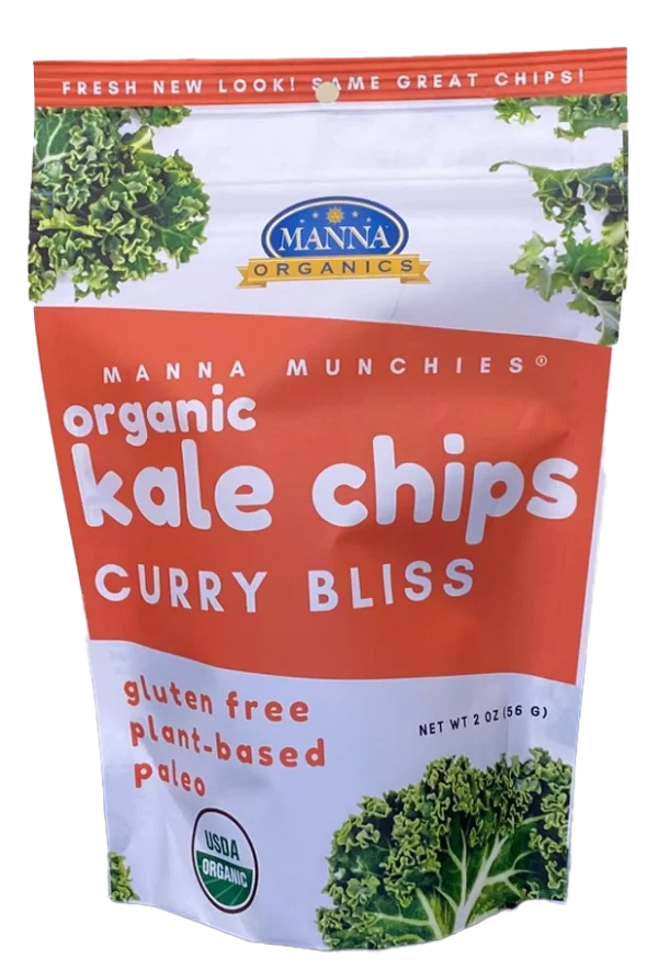 Organic Kale Chips Curry Bliss