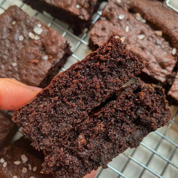 Salted Paleo Brownies