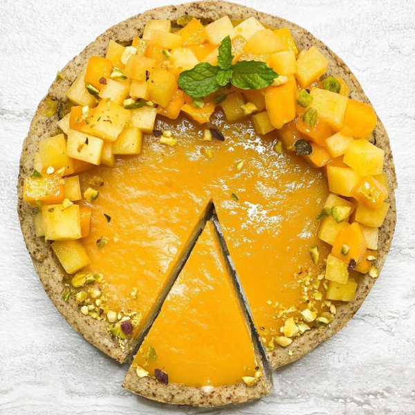 Vegan Peach Tart