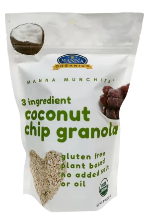 3 Ingredient Organic Coconut Chip Granola