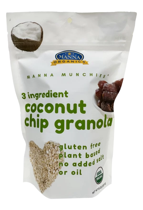 3 Ingredient Organic Coconut Chip Granola